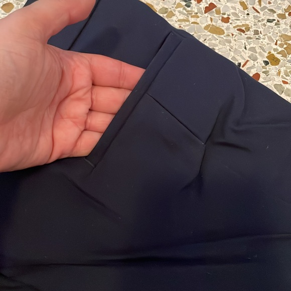 Navy blue skinny fit loft pants - Picture 2 of 4